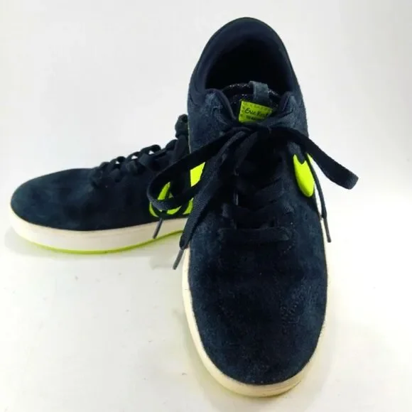 Nike SB Eric Koston Signature Model 6Y Skateboard Shoe. Black Suede/Neon Swoosh - Picture 7 of 15